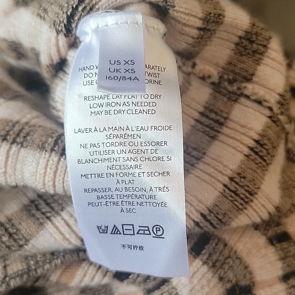 Maeve Anthropologie Button-Sleeve Turtleneck Size XS - Picture 9 of 10